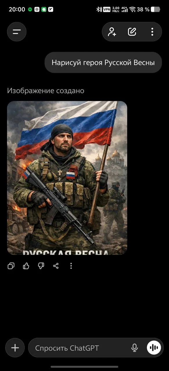 🇷🇺 Тем временем, "российские" нейросети - "Алиса" от "Яндекса" и "Гигачат" от "Сбера", который между прочим встроен в...