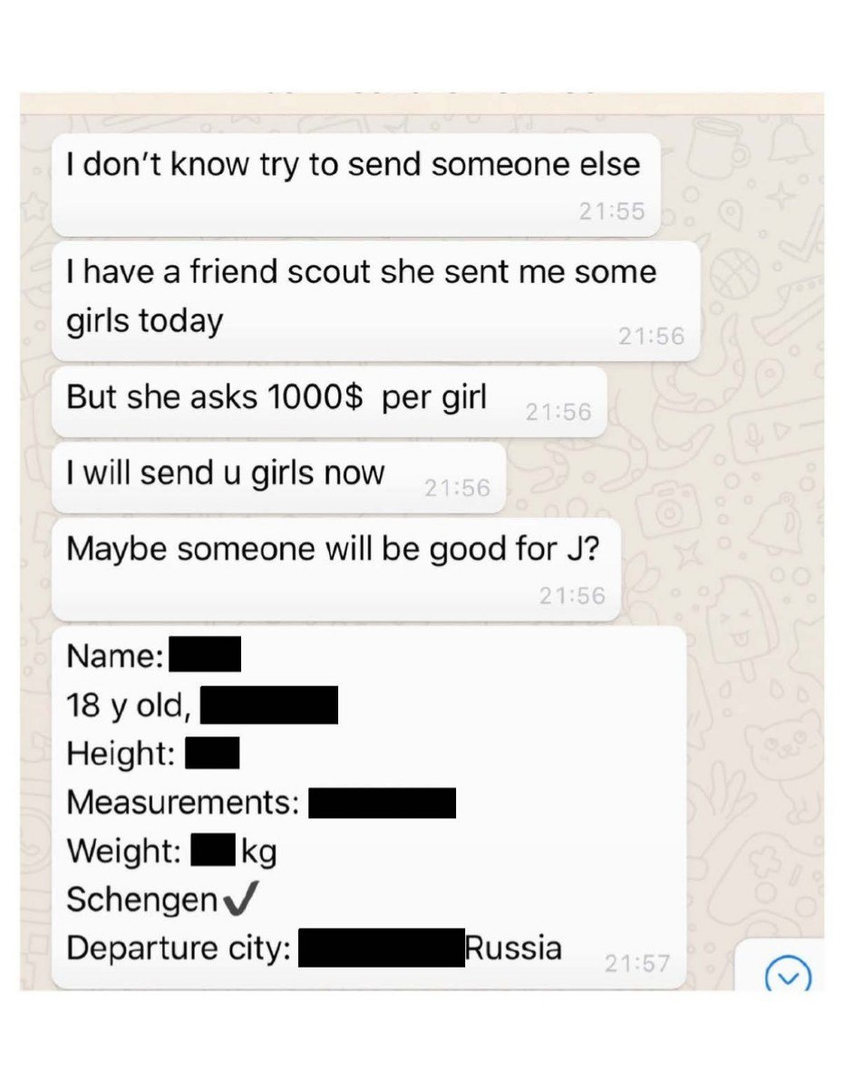 🇺🇲🇮🇱🤬Педофил Эпштейн ставил русских секс-рабынь на колени