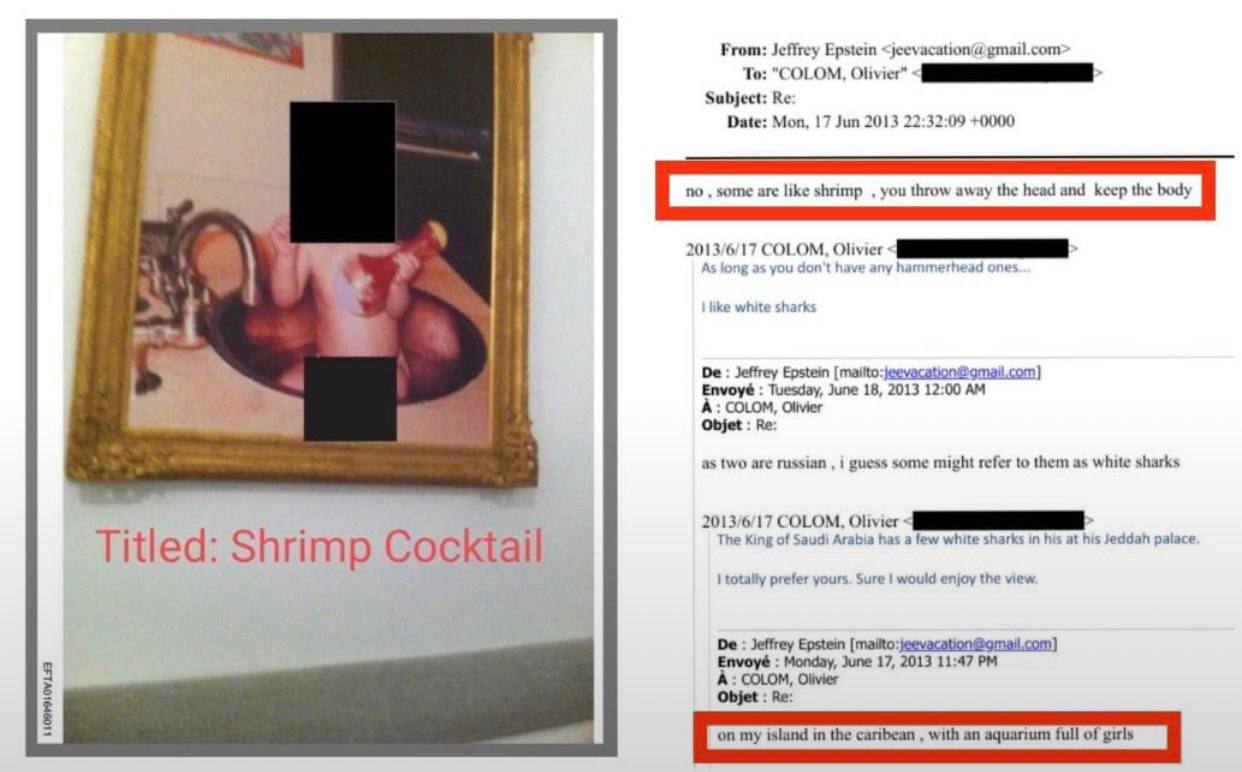 Педофил Эпштейн делился впечатлением от поедания русских детей: