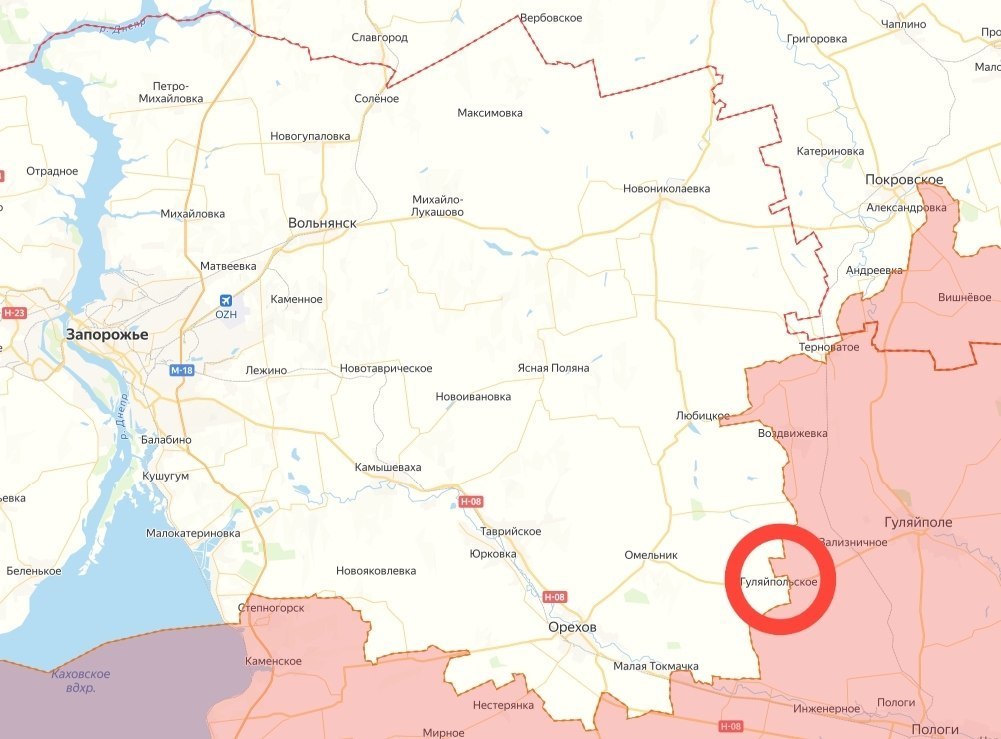🇷🇺 Русская армия освободила населённый пункт Гуляйпольское  (Комсомольское) на запорожском направлении