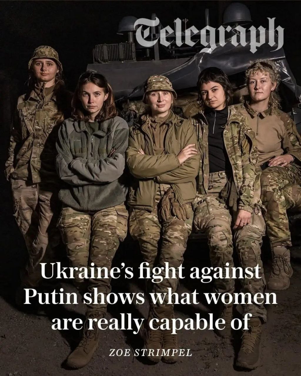🗞🇺🇦 Украинское сопротивление Путину показывает, на что способны женщины